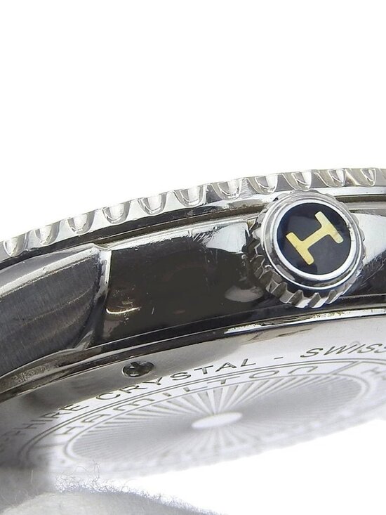 HAMILTON Jazz master Watches H375510 NavyDial Stainless Steel Quartz Analo...